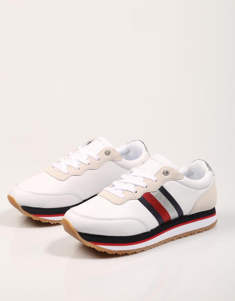 TOMMY HILFIGER Tommy Tape Sneaker White