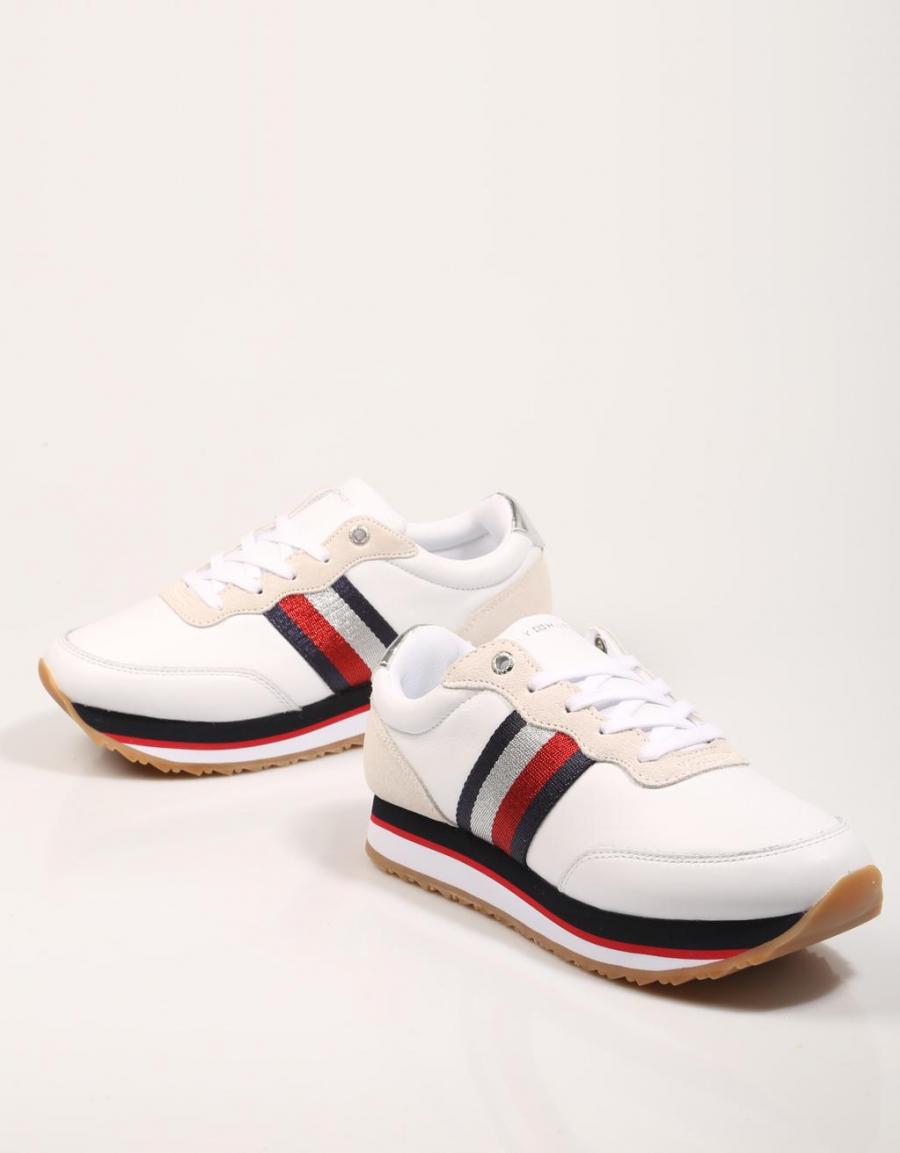 TOMMY HILFIGER Tommy Tape Sneaker White