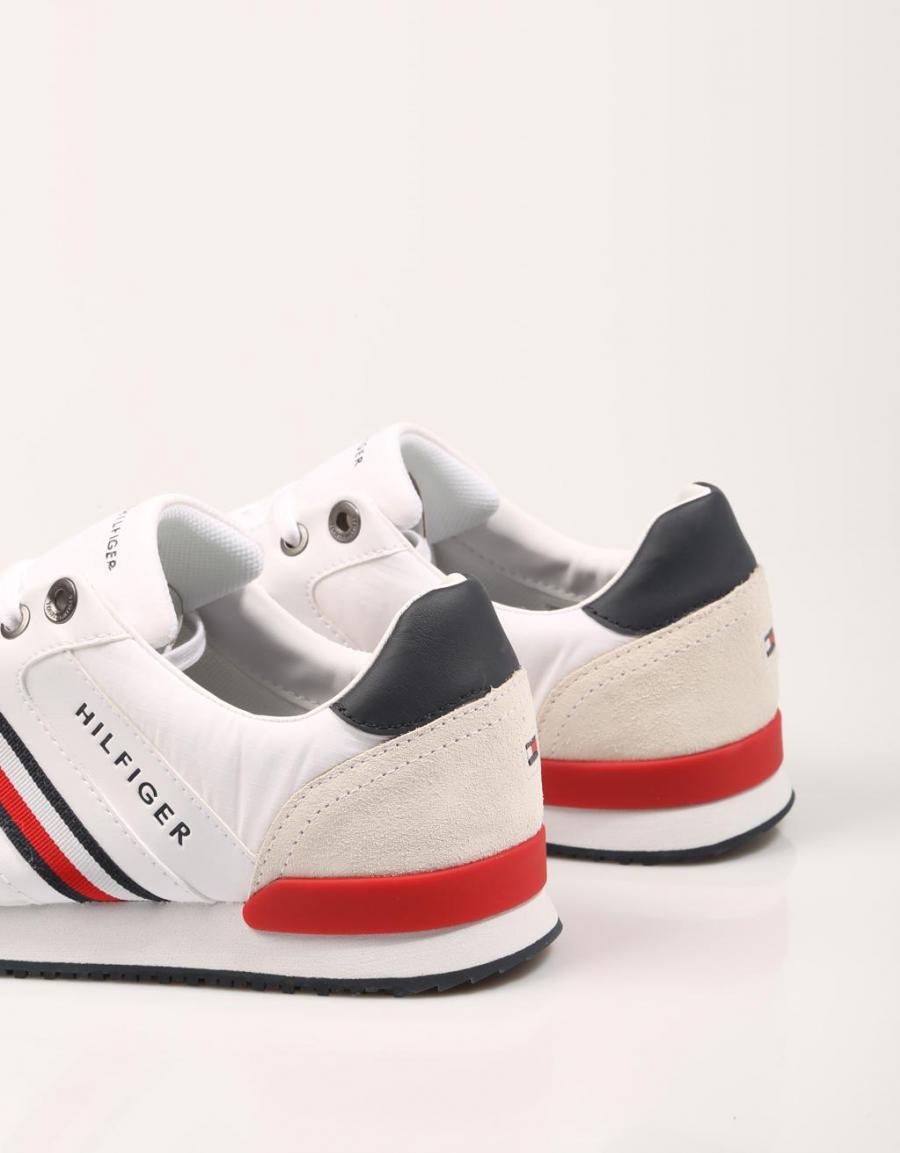 TOMMY HILFIGER Iconic Material Mix Runner Branco