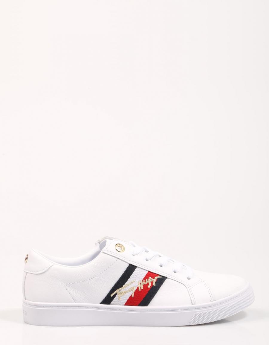 TOMMY HILFIGER Th Signature Cupsole Sneaker White