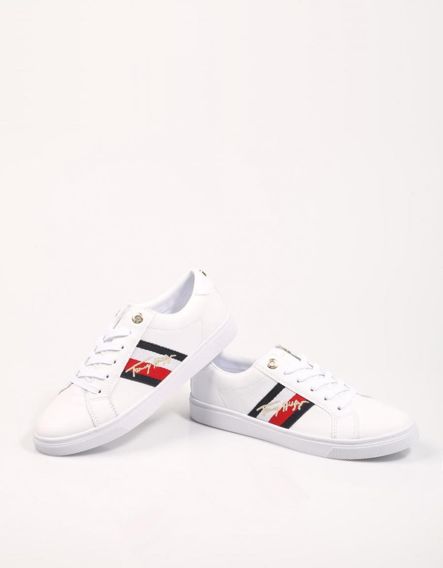 TOMMY HILFIGER Th Signature Cupsole Sneaker White