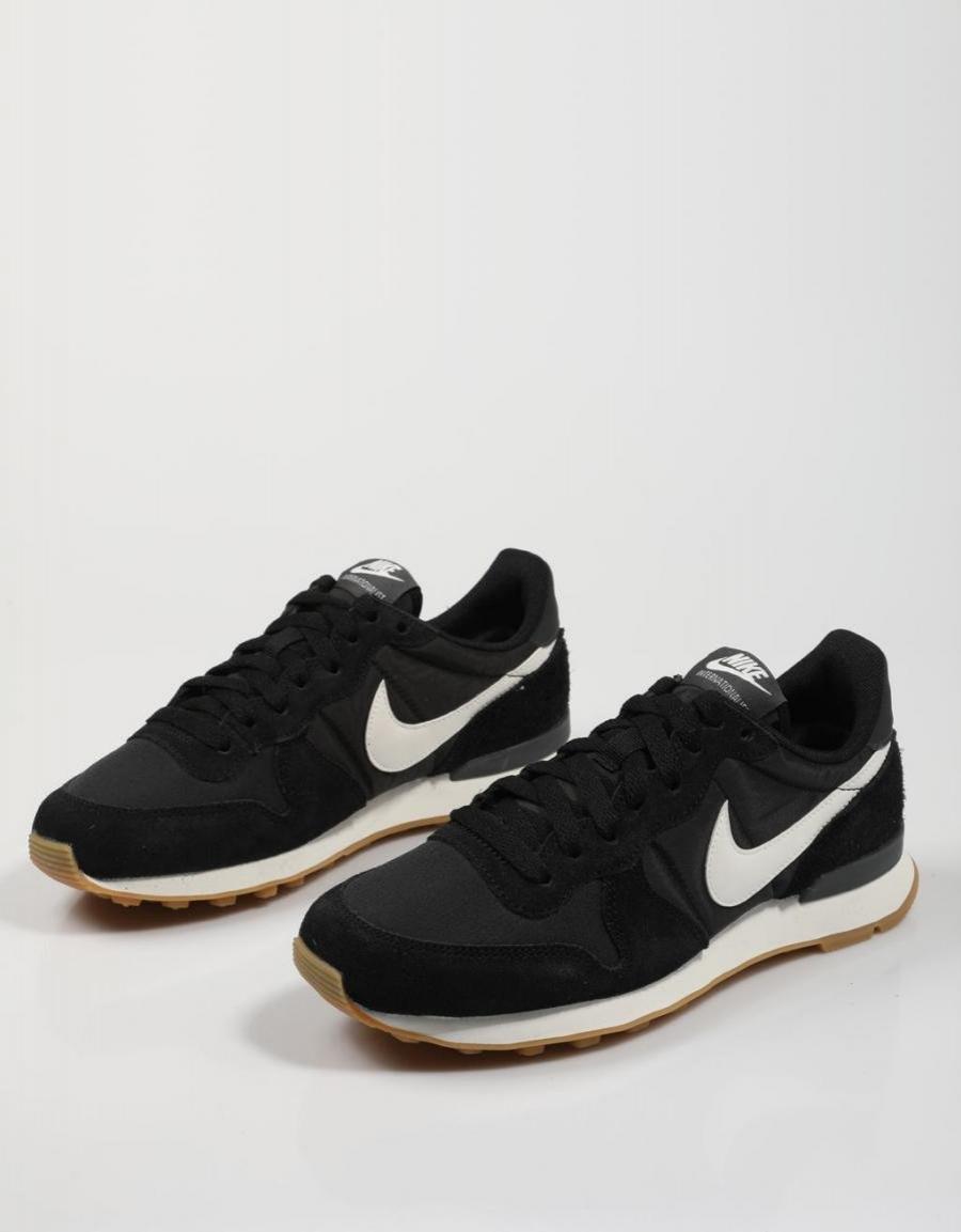 uvas Pasteles insertar Nike Internationalist, zapatillas Negro Serraje | 74575