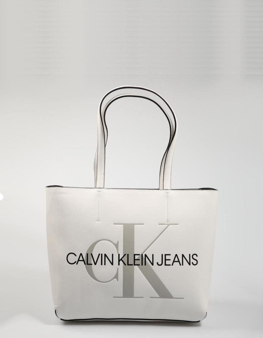 CALVIN KLEIN Shopper Blanc