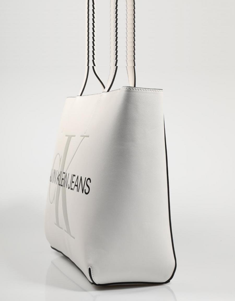 Estereotipo estante Quejar bolso CALVIN KLEIN Shopper en Blanco 75750