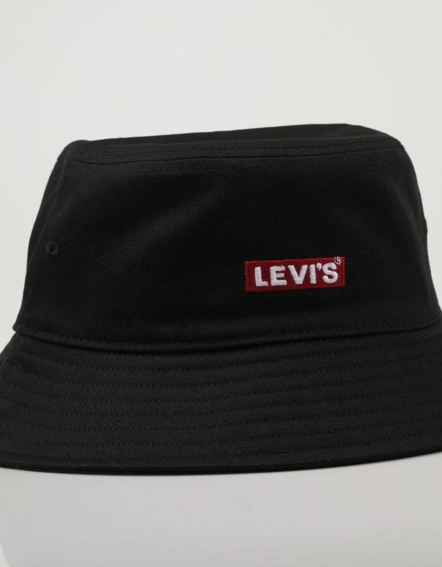 LEVIS Bucket Hat Negro