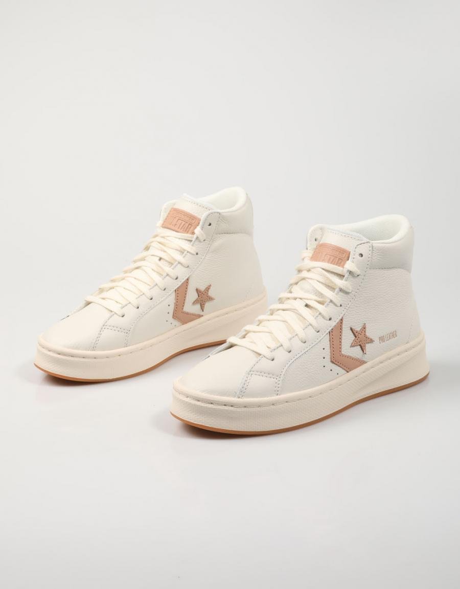 CONVERSE Pro Leather Lift Neutral Crafted Blanco