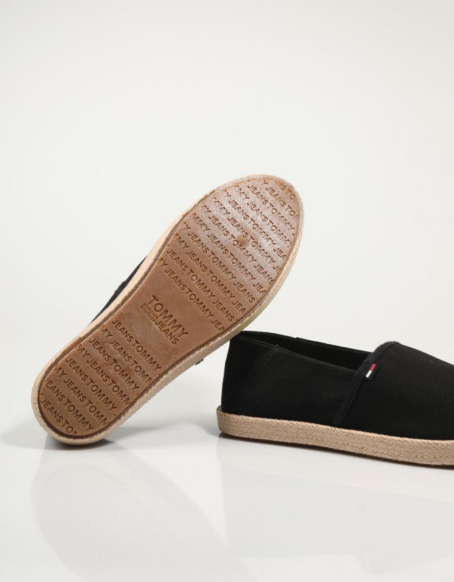 TOMMY HILFIGER Tommy Jeans Essential Espadrille Negro