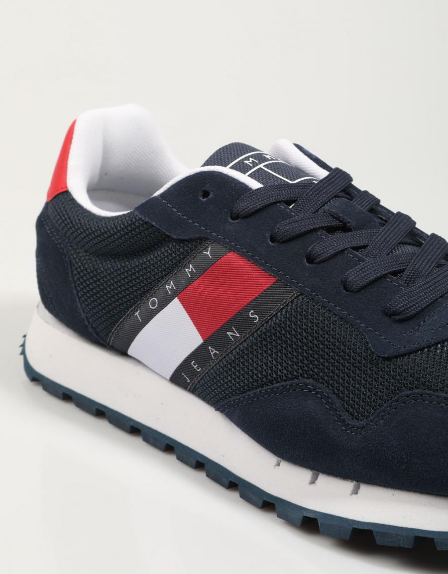 TOMMY HILFIGER Tommy Jeans Retro Runner Mix Azul marino