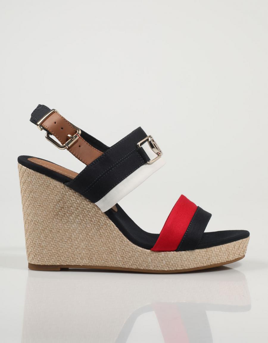 TOMMY HILFIGER Essential Tommy High Wedge Multi colour