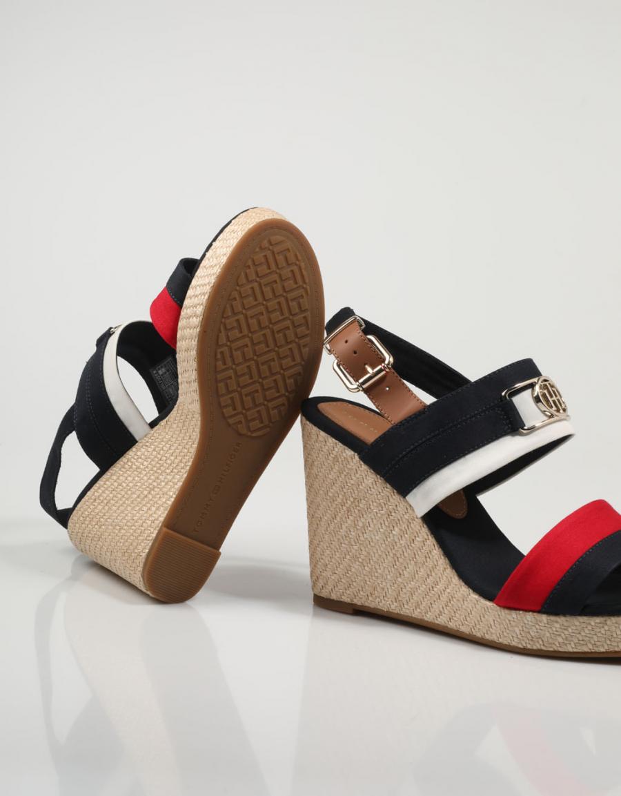 TOMMY HILFIGER Essential Tommy High Wedge Multi colour