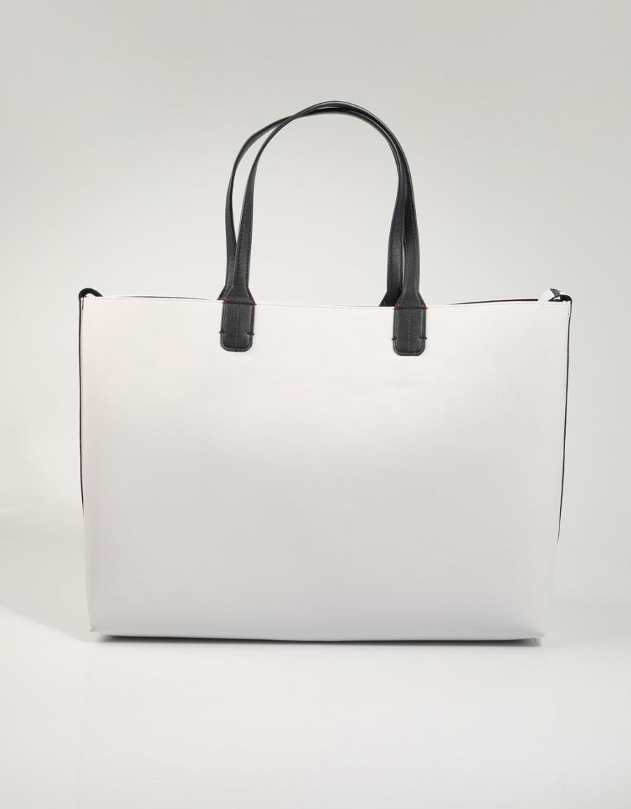 TOMMY HILFIGER Iconic Tommy Tote Signature Blanc