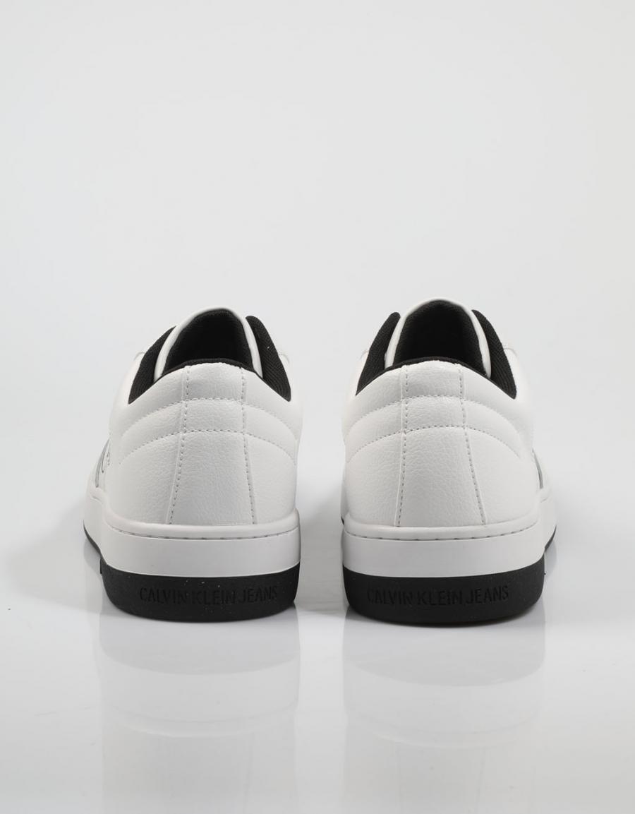 CALVIN KLEIN Cupsole Laceup Basket Low Poly White