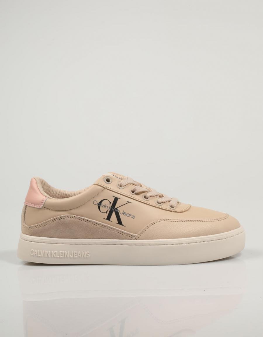CALVIN KLEIN Classic Cupsole Laceup Low Lth Bege