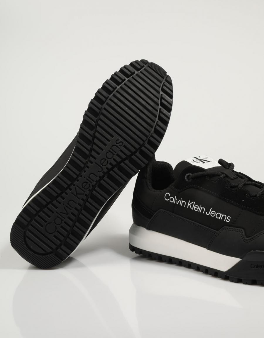 CALVIN KLEIN Toothy Runner Laceup Low Su Ny Black