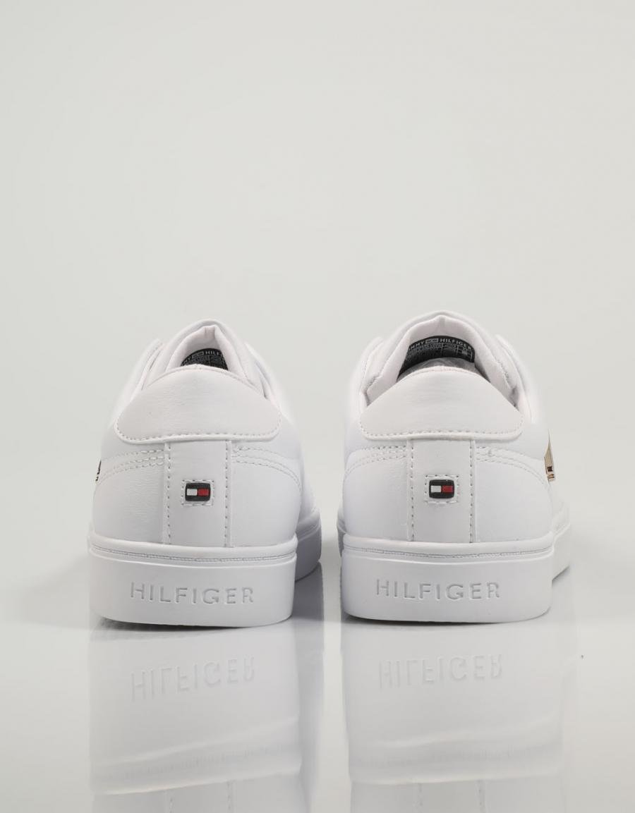 TOMMY HILFIGER Th Hardware Logo Cupsole Sneaker Blanco
