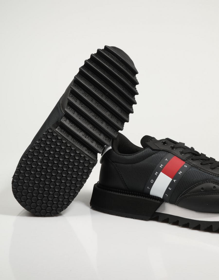 TOMMY HILFIGER Tommy Jeans Mens Track Cleat Negro