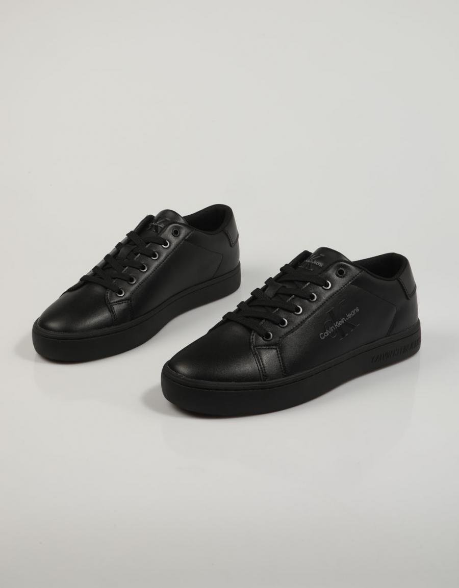 CALVIN KLEIN Classic Cupsole Laceup Low Lth Negro