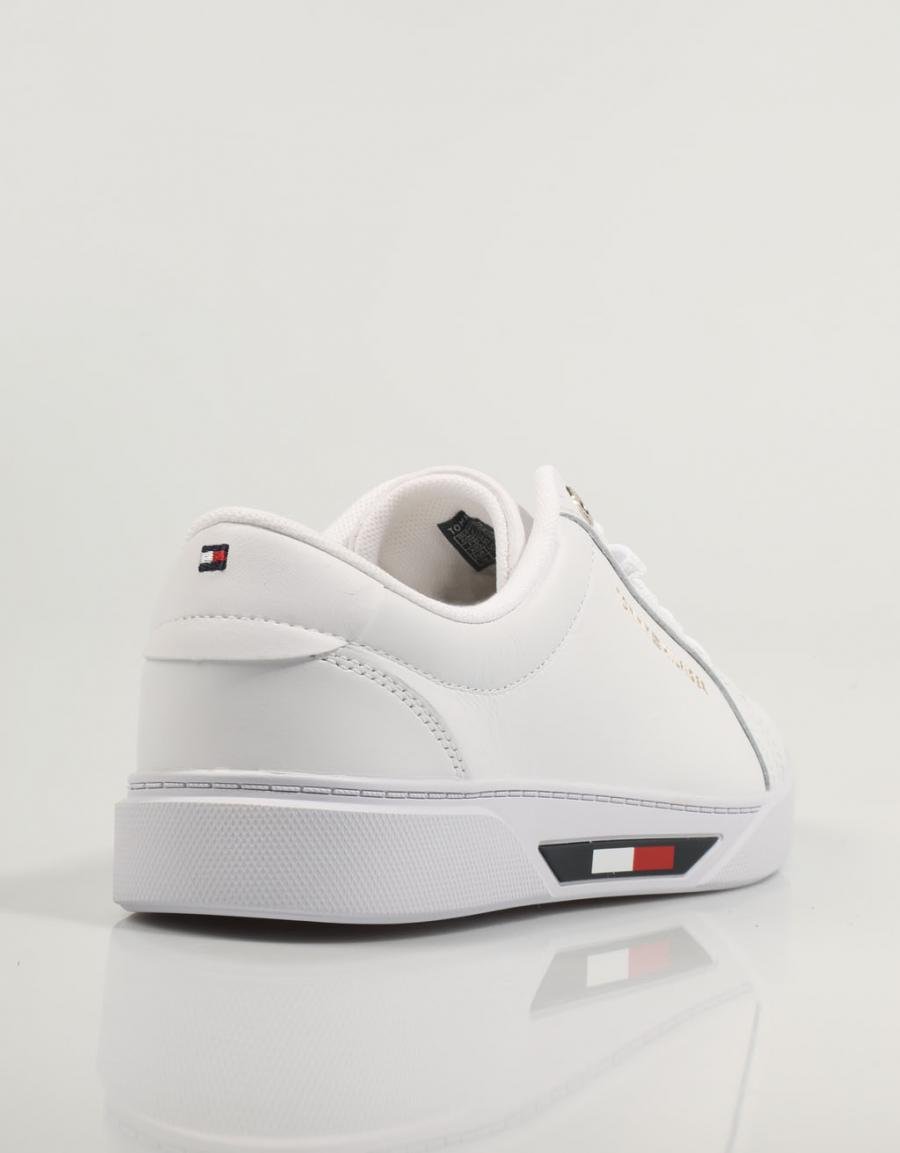 TOMMY HILFIGER Global Stripes Court Sneaker White
