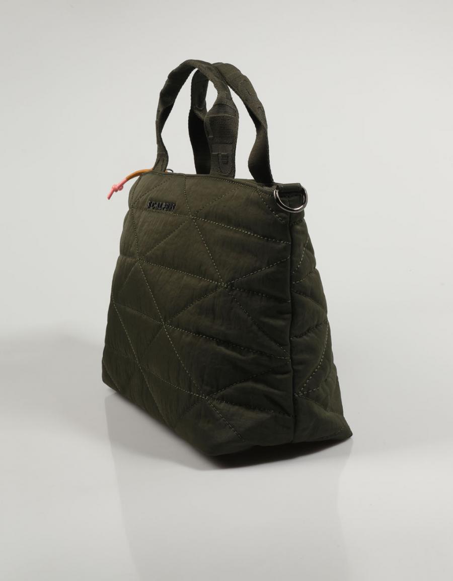 SCALPERS BAGS Ny Quilted Day Bag Khaki