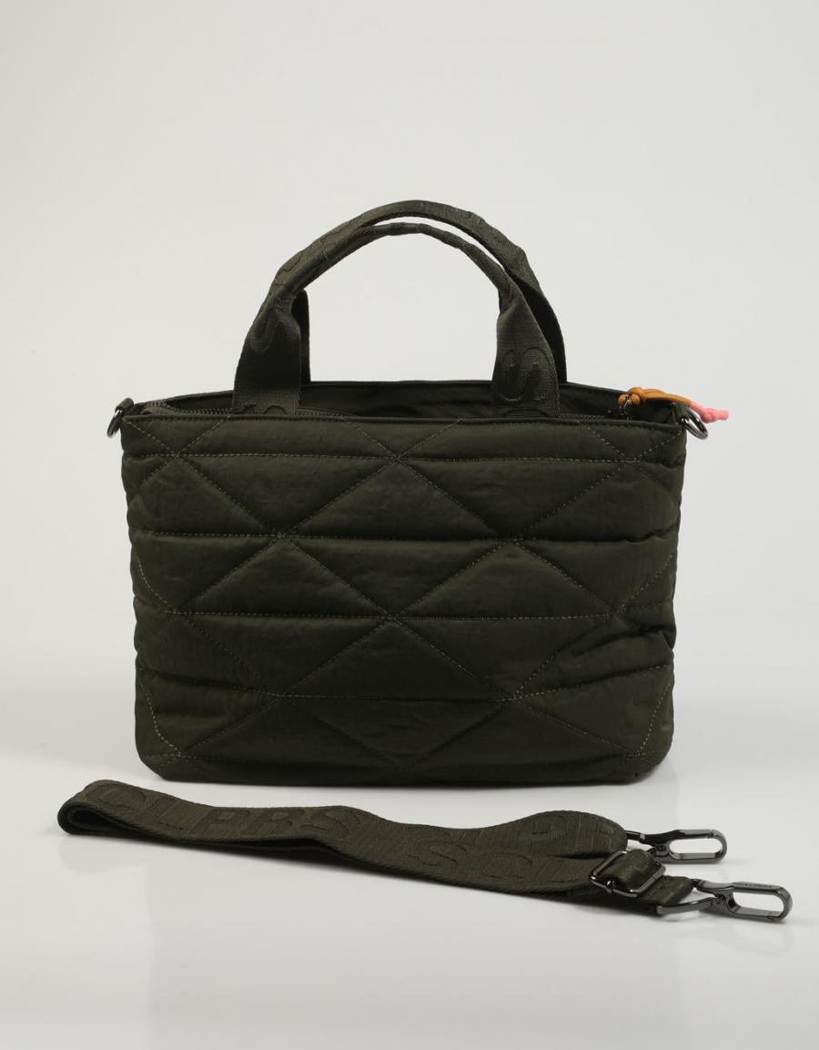 SCALPERS BAGS Ny Quilted Day Bag Caqui