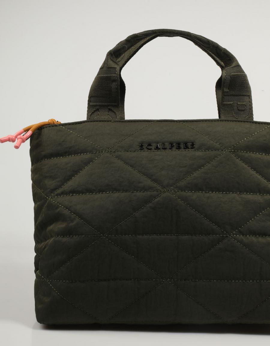SCALPERS BAGS Ny Quilted Day Bag Kaki