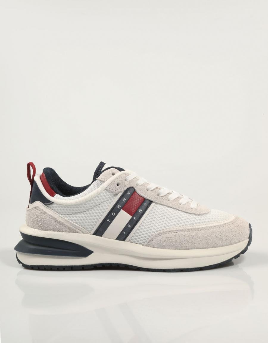TOMMY HILFIGER Tjm Runner Leather Outsole Branco
