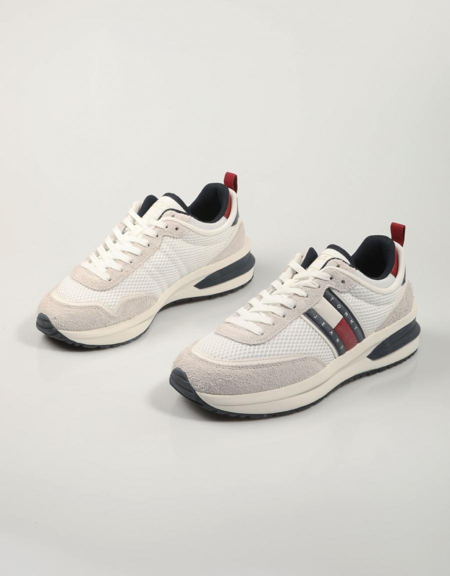 TOMMY HILFIGER Tjm Runner Leather Outsole Blanc