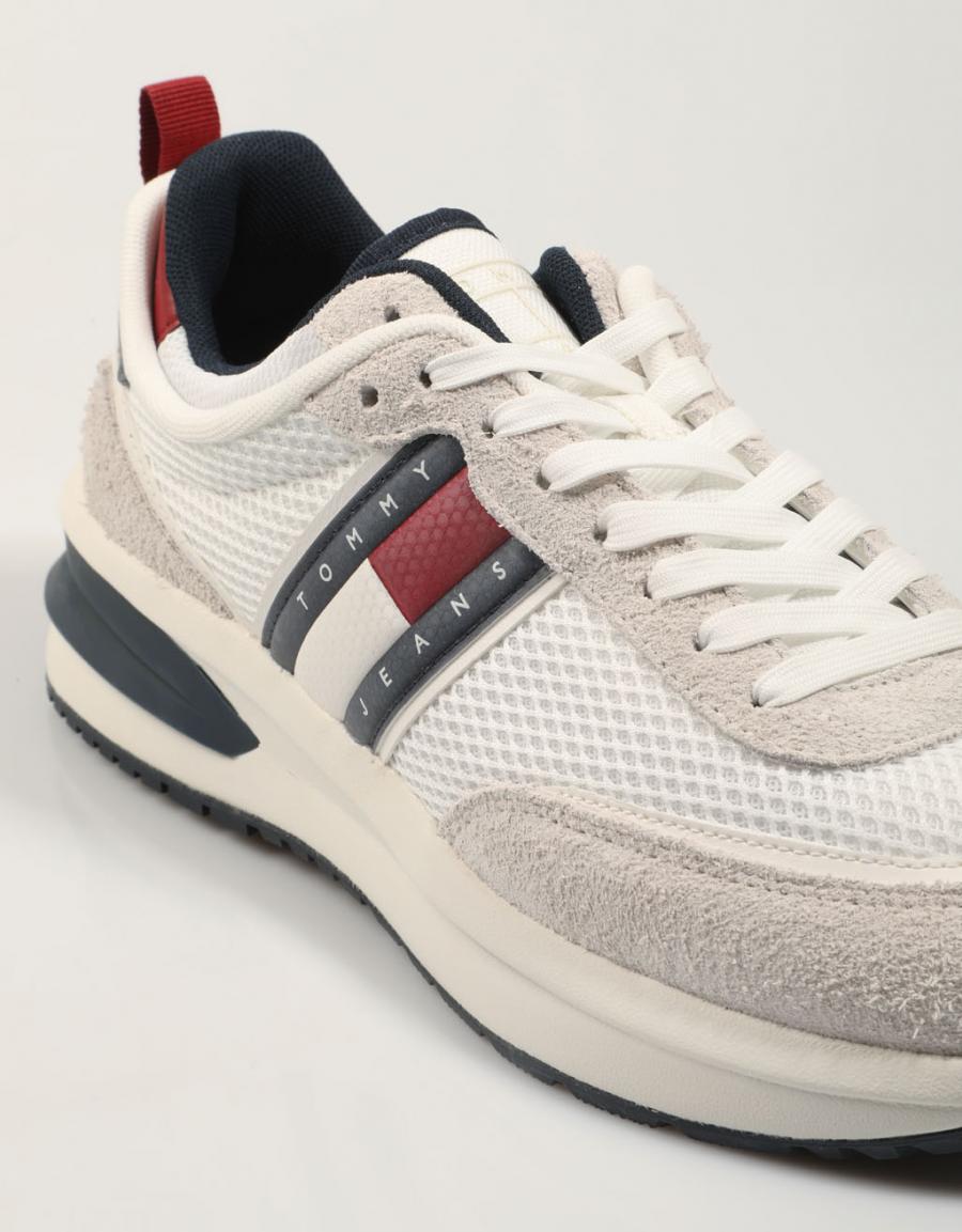 TOMMY HILFIGER Tjm Runner Leather Outsole Blanco
