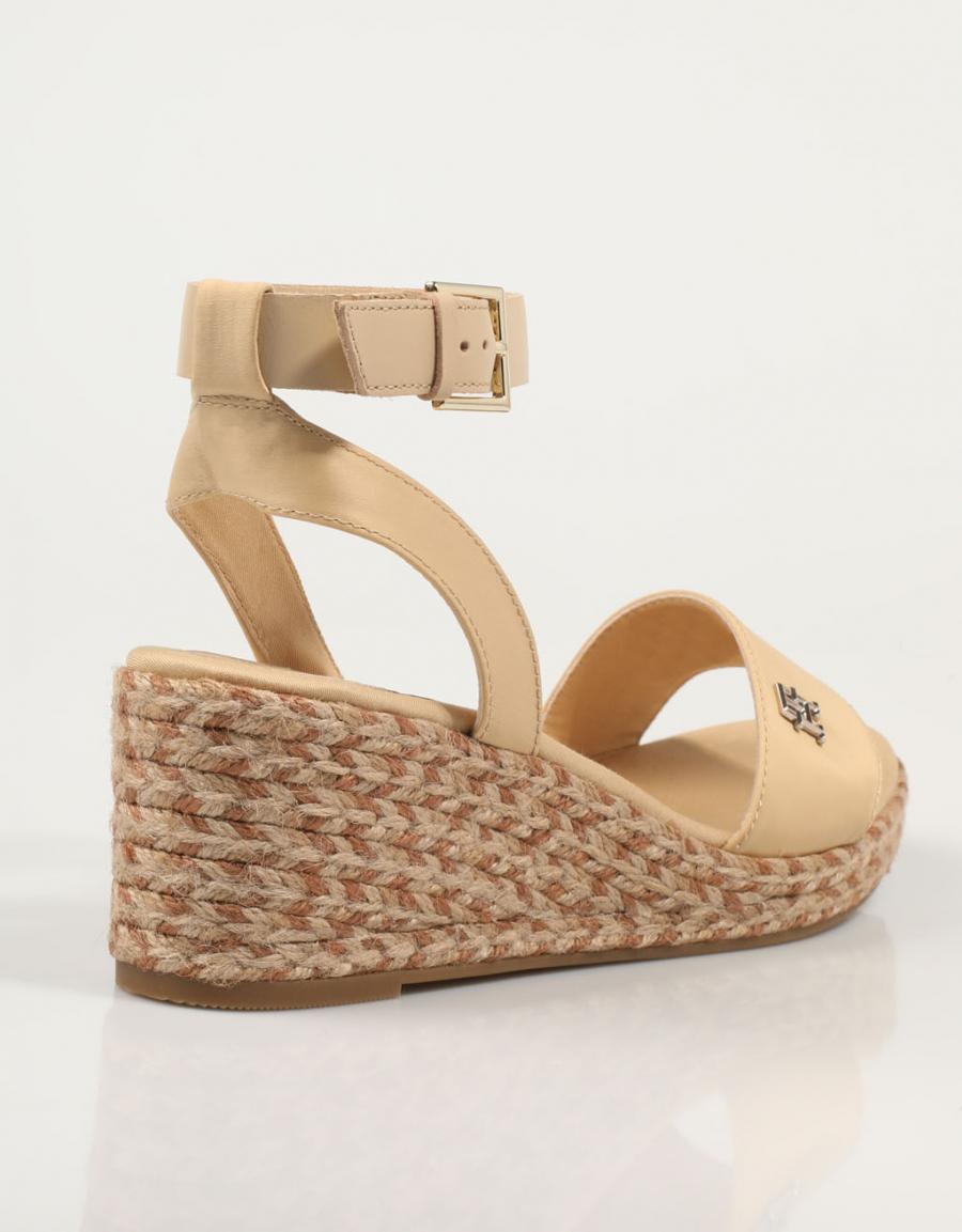 TOMMY HILFIGER Colorful Wedge Satin Sandal Oro