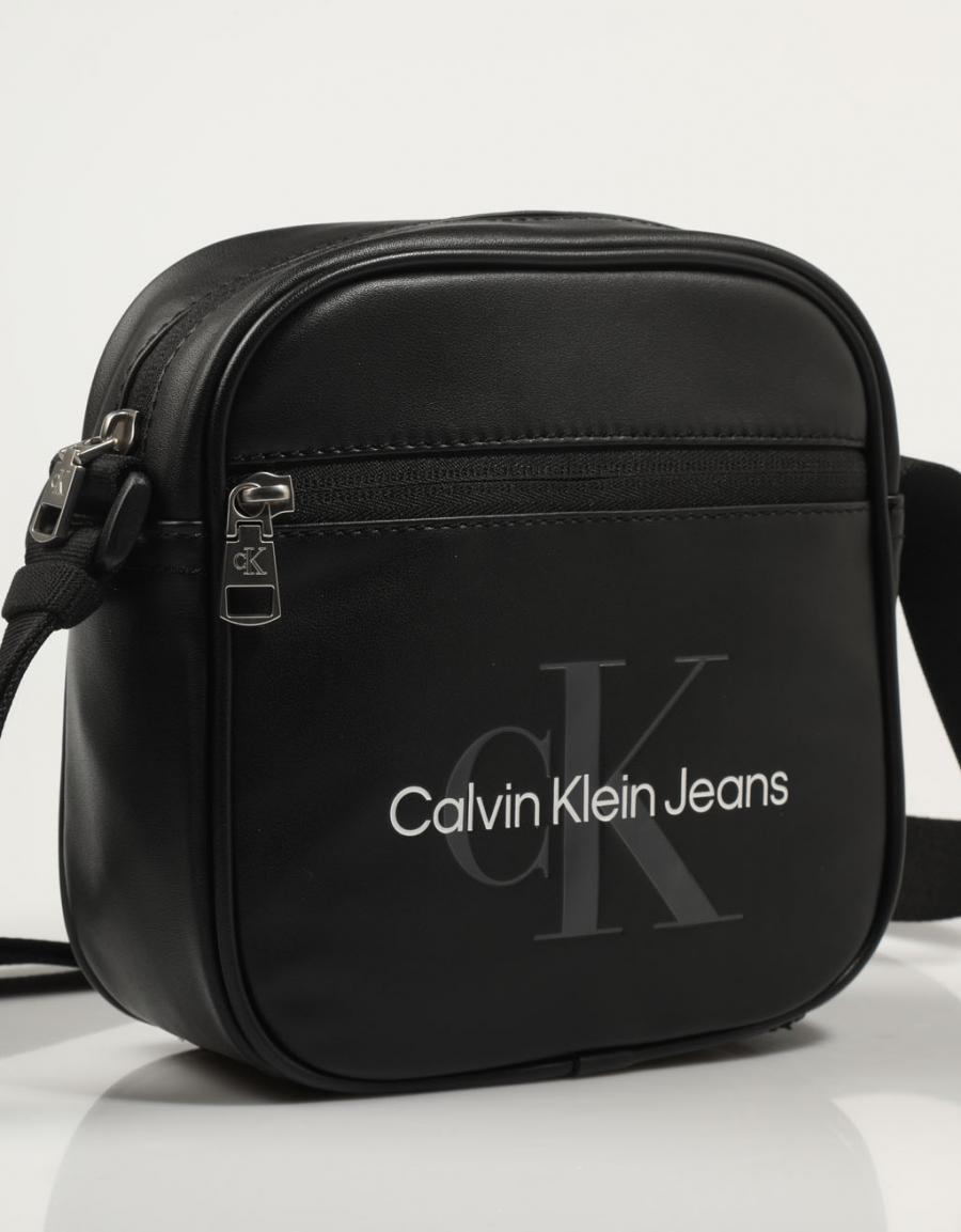 CALVIN KLEIN Monogram Mm Soft Sq Camerabag18 Black