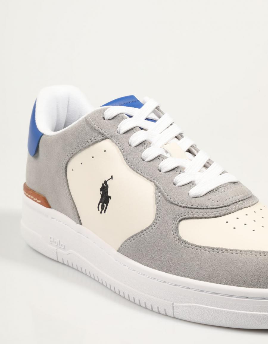 POLO RALPH LAUREN Masters Court Leather Blanc