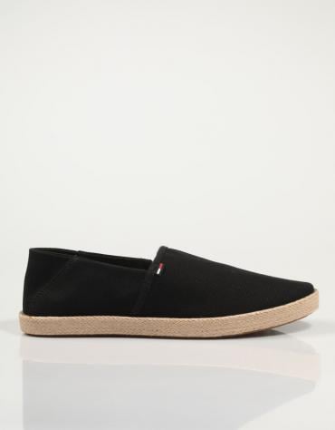 TOMMY JEANS ESSENTIAL ESPADRILLE Negro