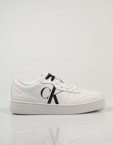 CUPSOLE LACEUP BASKET LOW LTH Blanco