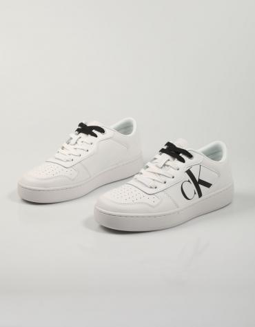 CUPSOLE LACEUP BASKET LOW LTH White
