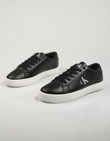 CLASSIC CUPSOLE LACEUP LOW LTH Black