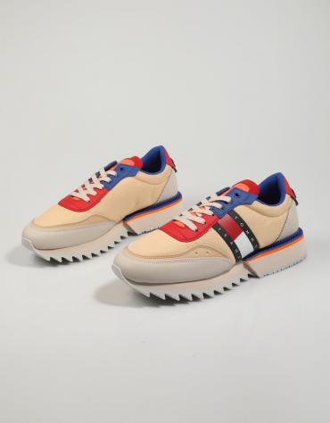 TOMMY HILFIGER Tommy Jeans Mens Track Cleat Beige