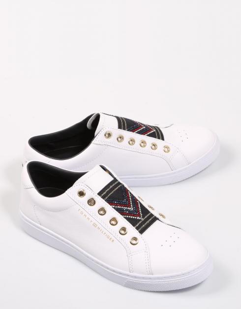 tommy elastic essential sneaker fw0fw03707 white 100