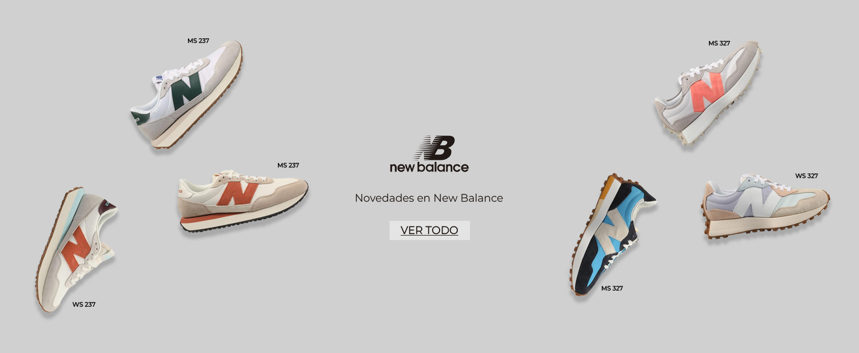 Zapatillas New Balance MS237, MS327, WS327, WS237